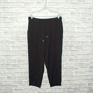 ATM Anthony Thomas Melillo Crop Pull on Pants Black Size XL